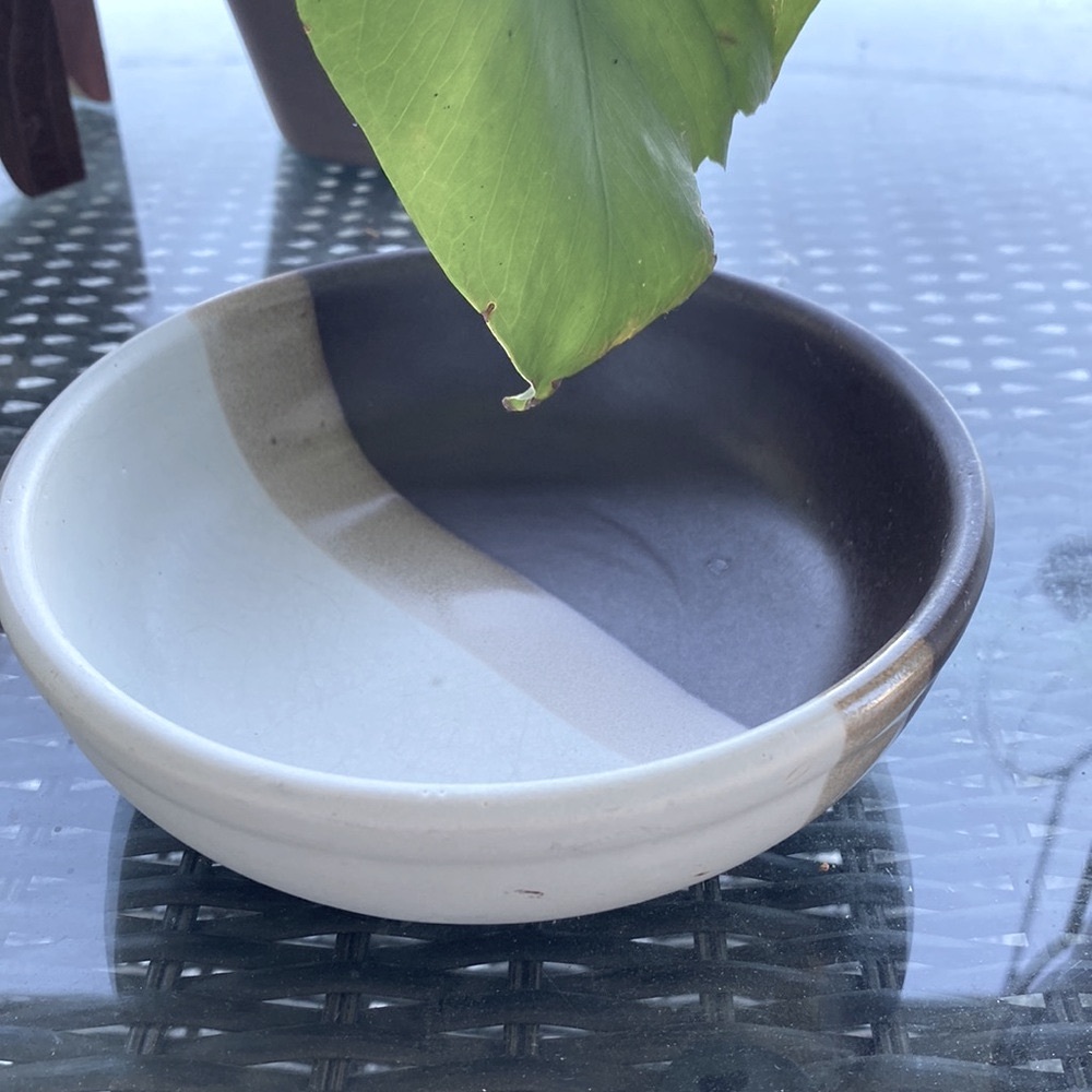 Vintage McCoy USA Soup Cereal Bowl Sandstone Brown Tan